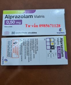 Alprazolam 0.5mg gia Thuốc Alprazolam 0.5mg Viatris giá bao nhiêu mua ở đâu?